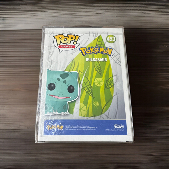 Funko Pop! Games: Pokémon Bulbasaur Vinyl Figure #453 W/protective Case• New - Picture 3 of 6